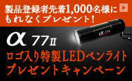 α77Ⅱロゴ入り特製LEDペンライト