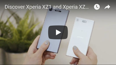 Xperia XZ1とXZ1 Compactの大きさ比較動画