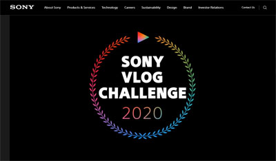ソニーの VLOGコンテスト「Sony VLOG CHALLENGE」