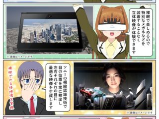 ソニーが3DCG映像を裸眼で楽しむことができる空間再現ディスプレイ ELF-SR1 を発売