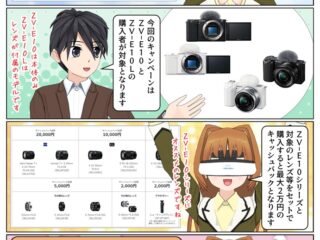 ソニー『新VLOGCAM』ZV-E10 / ZV-E10L の発売記念キャンペーンが開催