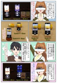 Xperia 5 V と 5 IV の高感度と近接撮影距離の違いを比較