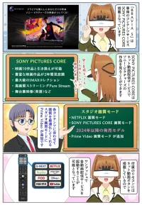 BRAVIA 5 はソニー・ピクチャーズの映画を楽しめるアプリを搭載