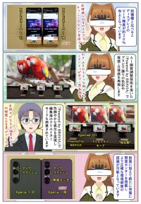 Xperia 1 VII と Xperia 1 VI のディスプレイの違いと比較画像