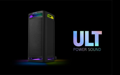 ソニーのワイヤレスポータブルスピーカー ULT TOWER 9 公式
