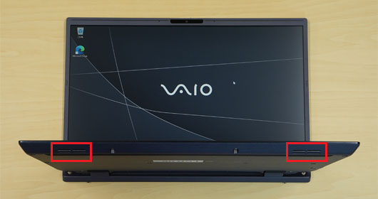 VAIO F14 2025年モデルの内蔵スピーカー