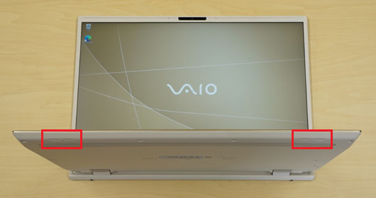 VAIO F16 2025年モデルの内蔵スピーカー