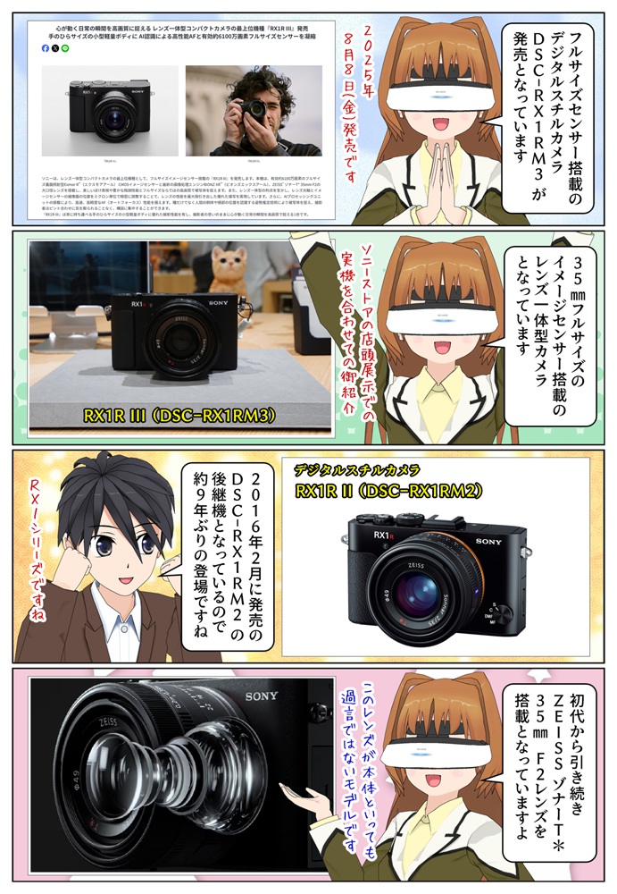 ソニーのデジタルスチルカメラ『RX1R III』DSC-RX1RM3 の実機レビュー
