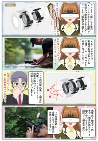 SEL100M28GMの操作ボタンとリングと切り替えスイッチ