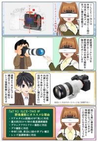 光学式5軸ボディ内手ブレ補正が野鳥を手持ち撮影する際に強力にサポートします