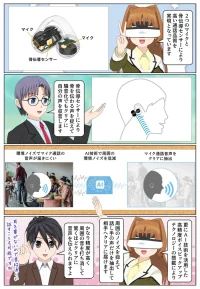 sony-manga-linkbuds_clip-call-2748_006 LinkBuds Clipは2つのマイクと骨伝導センサーにより高い通話品質を実現