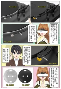 ステレオレコードプレーヤー PS-LX5BTとPS-LX3BTはMMカートリッジ対応のフォノイコライザーを搭載