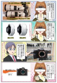 野鳥撮影時にオススメの超望遠レンズもラインナップされています