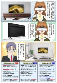 BRAVIA X81LシリーズとX83Lシリーズの違い