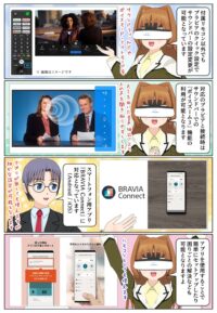 sony-manga-ht-b500-smartphone-2795_007 HT-B500はスマートフォン用アプリ BRAVIA Connect に対応