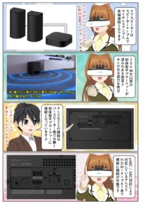 HT-S60は別体型のサブウーファーが同梱