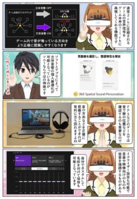 INZONE H6 air は専用ソフトで立体音響化やイコライザーの設定が可能