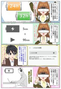 sony-manga-wh-1000xx-battery-2821_026 WH-1000XXのバッテリー持続時間といたわり充電機能