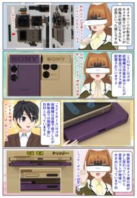 Xperia 1 VIII と Xperia 1 VII のデザインの違い