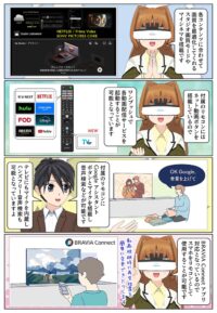 BRAVIA 9 II は様々な動画配信サイトをリモコンから起動が可能です