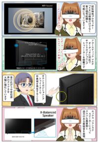 XR53シリーズはアコースティックマルチオーディオに対応で音質が良い