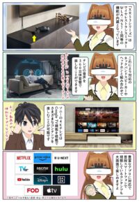 XR53シリーズは Google TV機能を搭載し動画配信サービスなど様々なアプリを楽しむことが可能
