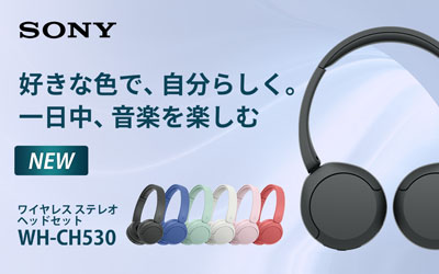 ソニー 公式 WH-CH530 商品情報ページ