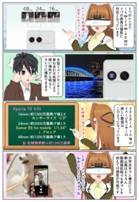 Xperia 10 VIII のイメージセンサーの種類と違い